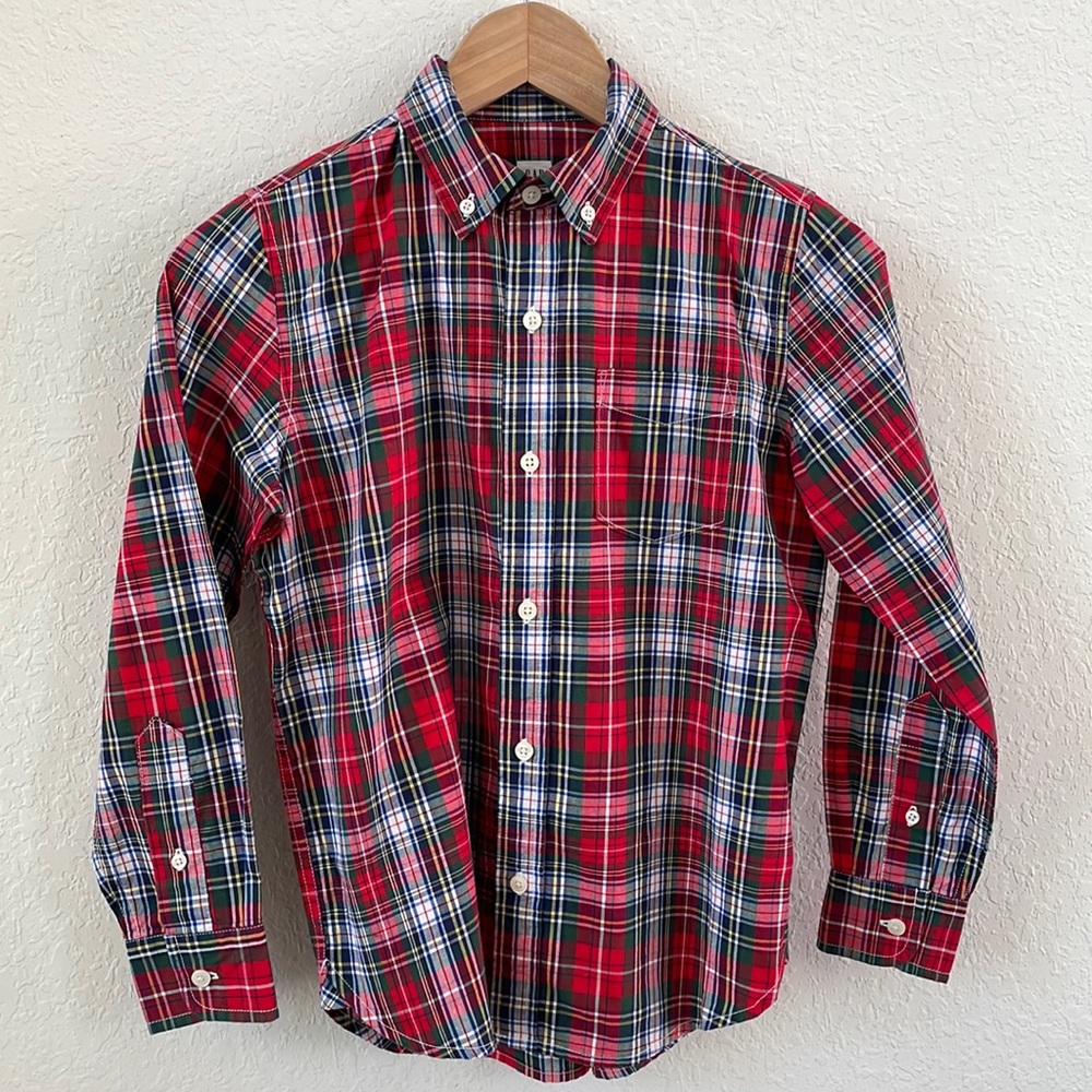 NWT {GAP Kids} Plaid Button-Down Shirt